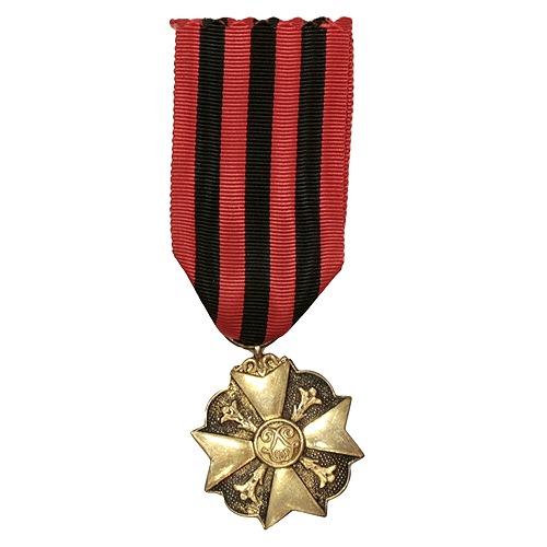 Медаль "За гражданские заслуги" I степени Металл Бельгия, первая половина ХХ века центре вензель Сохранность очень хорошая инфо 9795k.
