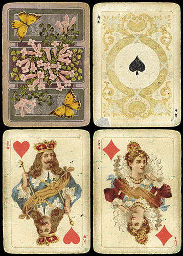 Игральные карты "English Monarchy", 52 листа Goodal, Англия, 1893 год данная колода "BRITISH ISLES 346" инфо 10101k.