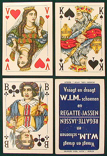 Игральные карты "Голландские пейзажные", 32 листа Van Genechten, Бельгия, 30-е годы XX века en Ragatte-Jassen" Сохранность очень хорошая инфо 10131k.