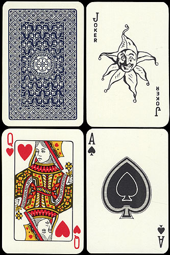 Игральные карты "Bridge Double Set", 55 листов Англия, 1950-е годы хода партии Сохранность очень хорошая инфо 10183k.