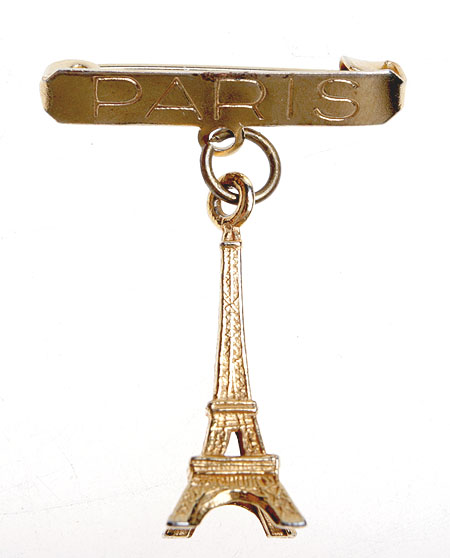 Значок "Paris" Металл Франция(?), начало XXI века х 3,7 см Сохранность хорошая инфо 10318k.