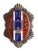Значок "LNSF" Металл, эмаль Европа(?), вторая половина XX века Реверс - клейма "Hestenes" "925" инфо 4787e.