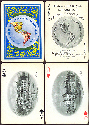 Игральные карты "Pan-American Exposition" - 53 листа (Буффало, США, 1910 год) данная колода классифицируется как "SX18" инфо 9915g.