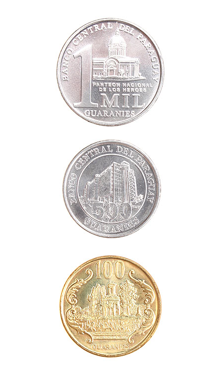 Комплект из 3 монет Металл Парагвай 2005 - 2007 гг 2005 г инфо 10475g.