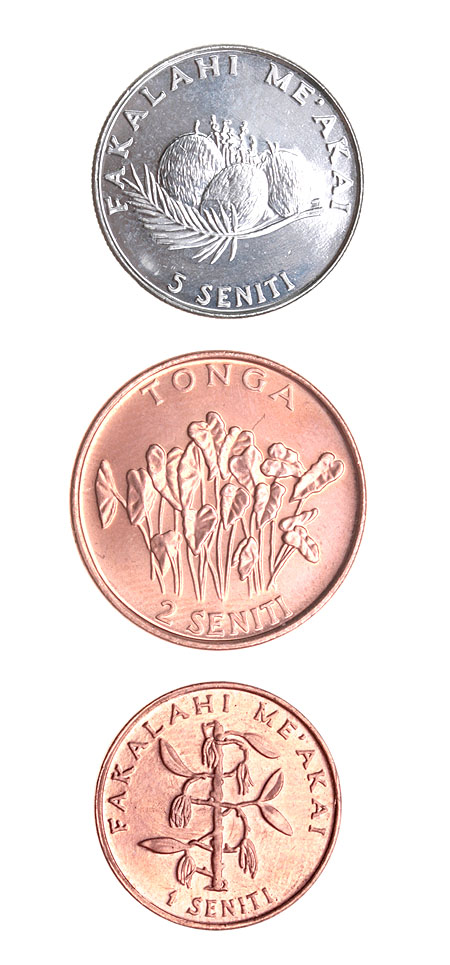 Комплект из 3 монет Металл Королевство Тонга, начало XXI века 2002 г инфо 10521g.