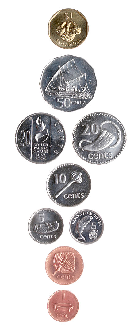 Комплект из 9 монет Металл Республика Островов Фиджи, 1998 - 2006 гг 1998 г инфо 10551g.