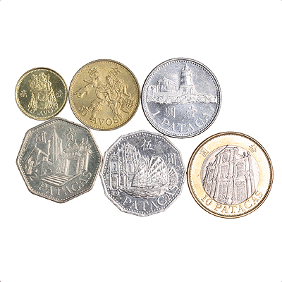 Комплект из 6 монет Металл Макао, 1993 - 2007 гг 1993 г инфо 10569g.