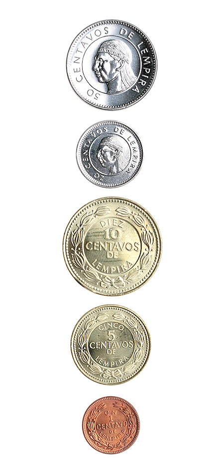 Комплект из 5 монет Металл Республика Гондурас, 1957 - 2006 гг 2000 г инфо 10597g.