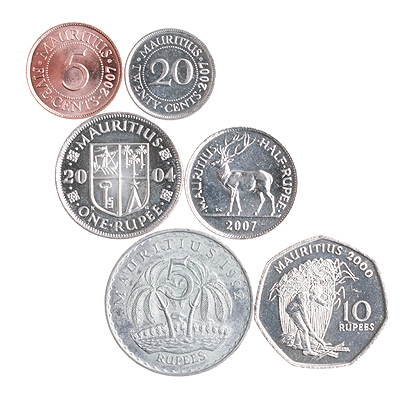 Комплект из 6 монет Металл Республика Маврикий, 1992 - 2007 гг 1992 г инфо 10598g.