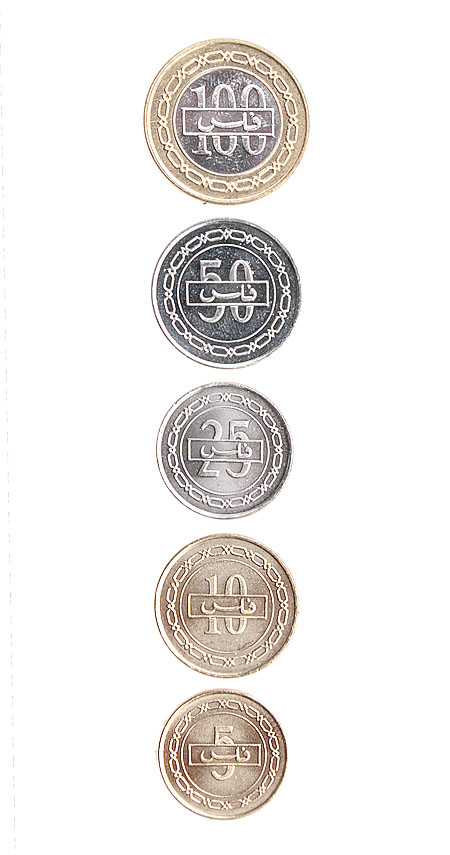 Комплект из 5 монет Металл Бахрейн, 2005 - 2006 гг 2005 г инфо 10616g.