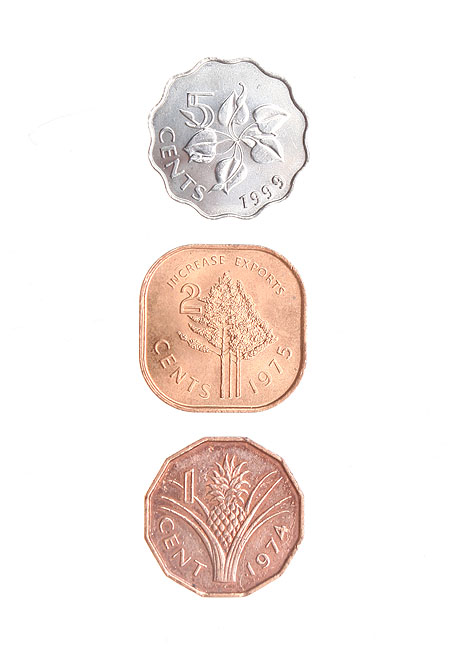 Комплект из 3 монет Металл Королевство Свазиленд, 1974-1999 гг 1974 г инфо 10625g.