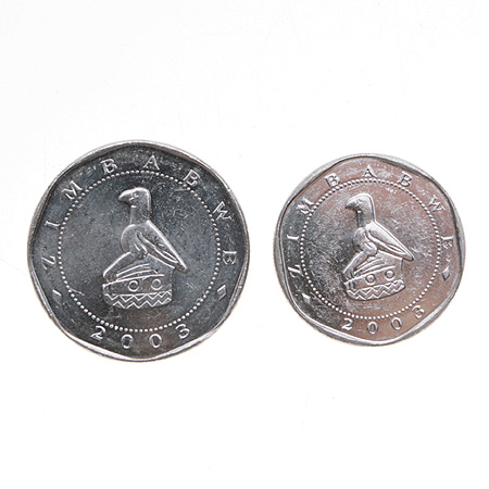 Комплект из 2 монет Металл Зимбабве, 2003 год 2003 г инфо 10627g.