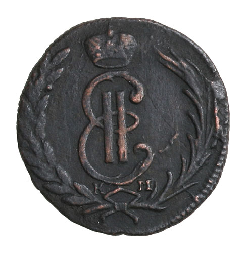 Монета номиналом 1 копейка Медь Россия, 1773 год Колыванский монетный двор 1773 г инфо 10740g.