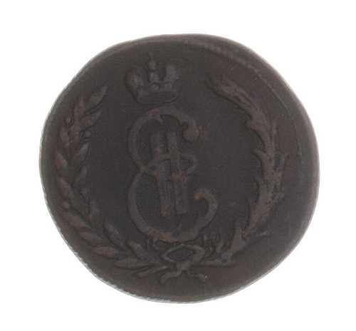 Монета номиналом 1 копейка Медь Россия, 1774 год Колыванский монетный двор 1774 г инфо 10743g.