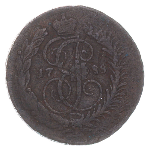 Монета номиналом 2 копейки Медь Россия, 1788 год 1788 г инфо 10744g.