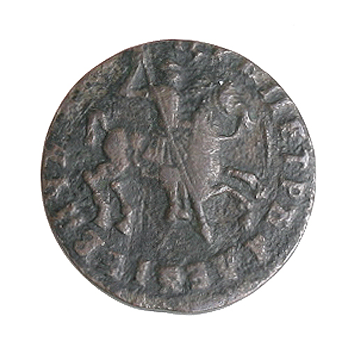 Монета номиналом 1 копейка (медь), Россия, 1713 год 9999 г инфо 10759g.