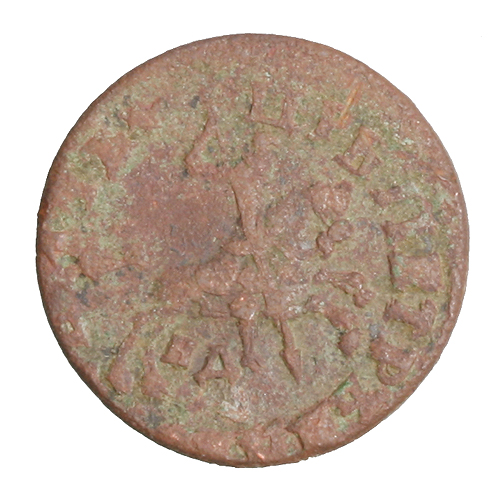 Монета номиналом 1 копейка (Медь - Россия, 1714 год) 9999 г инфо 10762g.