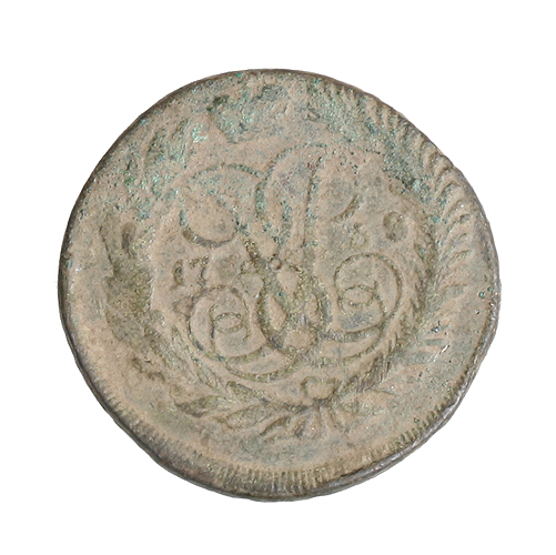 Монета номиналом 2 копейки Медь Россия, 1758 год 1758 г инфо 10812g.