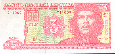 Купюра "3 песо" Куба, 2004 год 14,9 см Сохранность очень хорошая инфо 12594g.